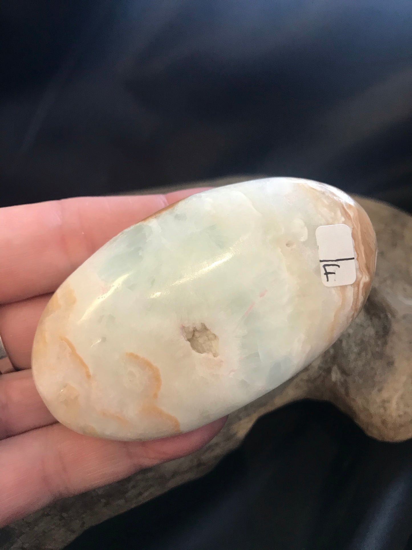 Caribbean Calcite Palm stone