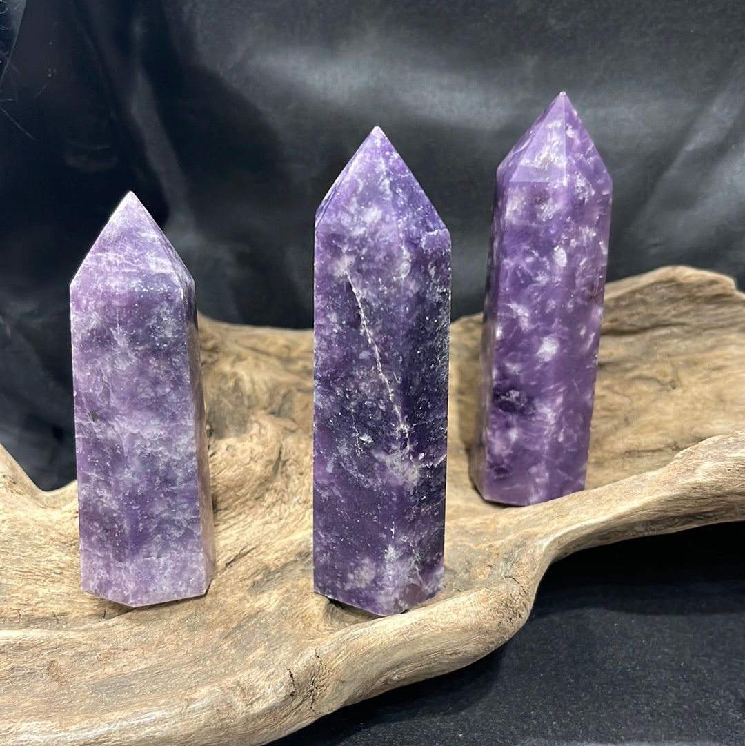 Lepidolite tower