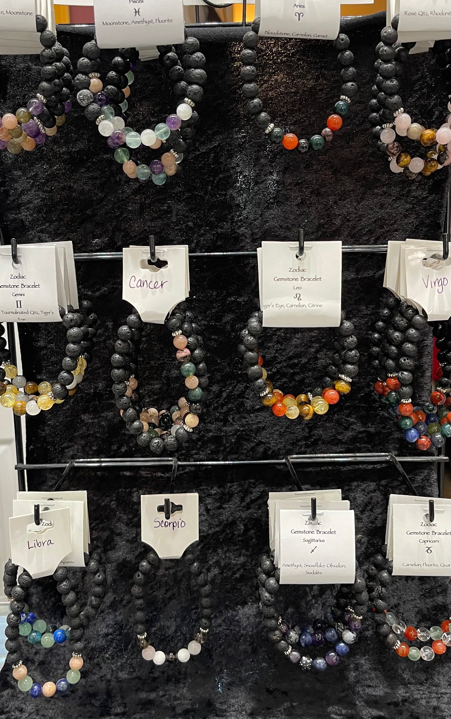 Zodiac bracelets - handmade