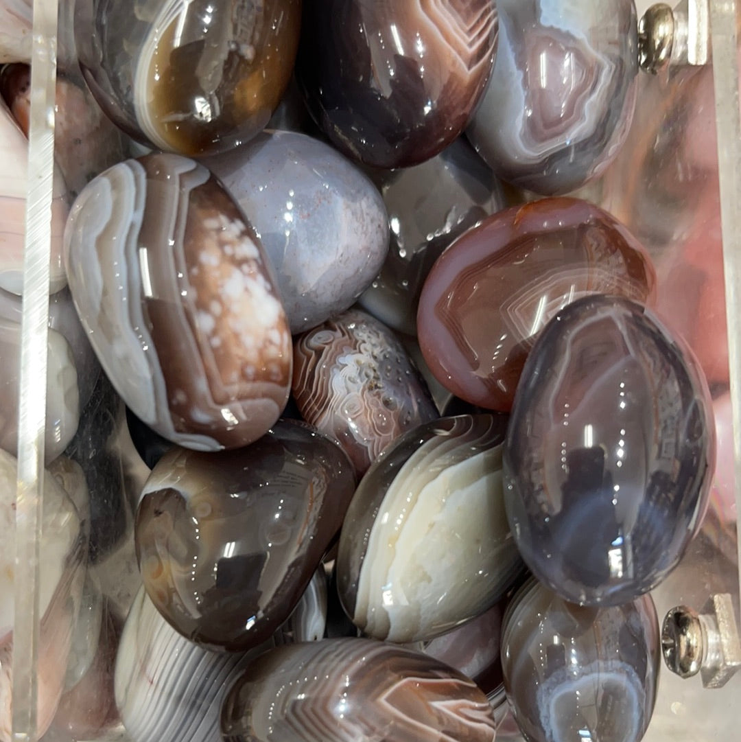 Tumbled Botswana agate