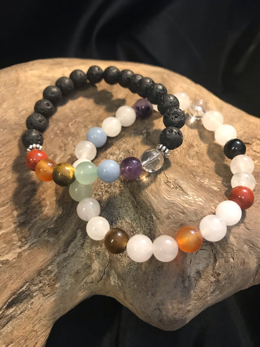 Chakra bracelets - handmade