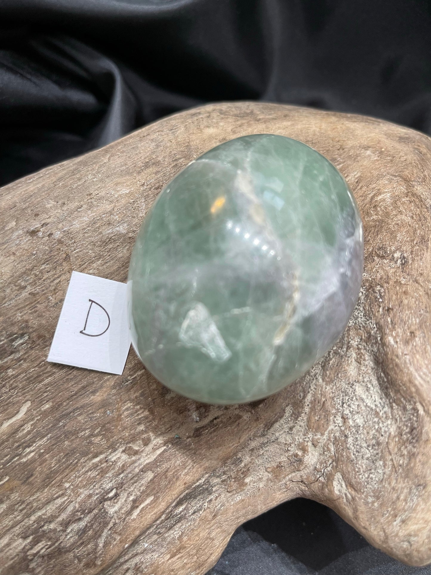 Fluorite Palm Stone