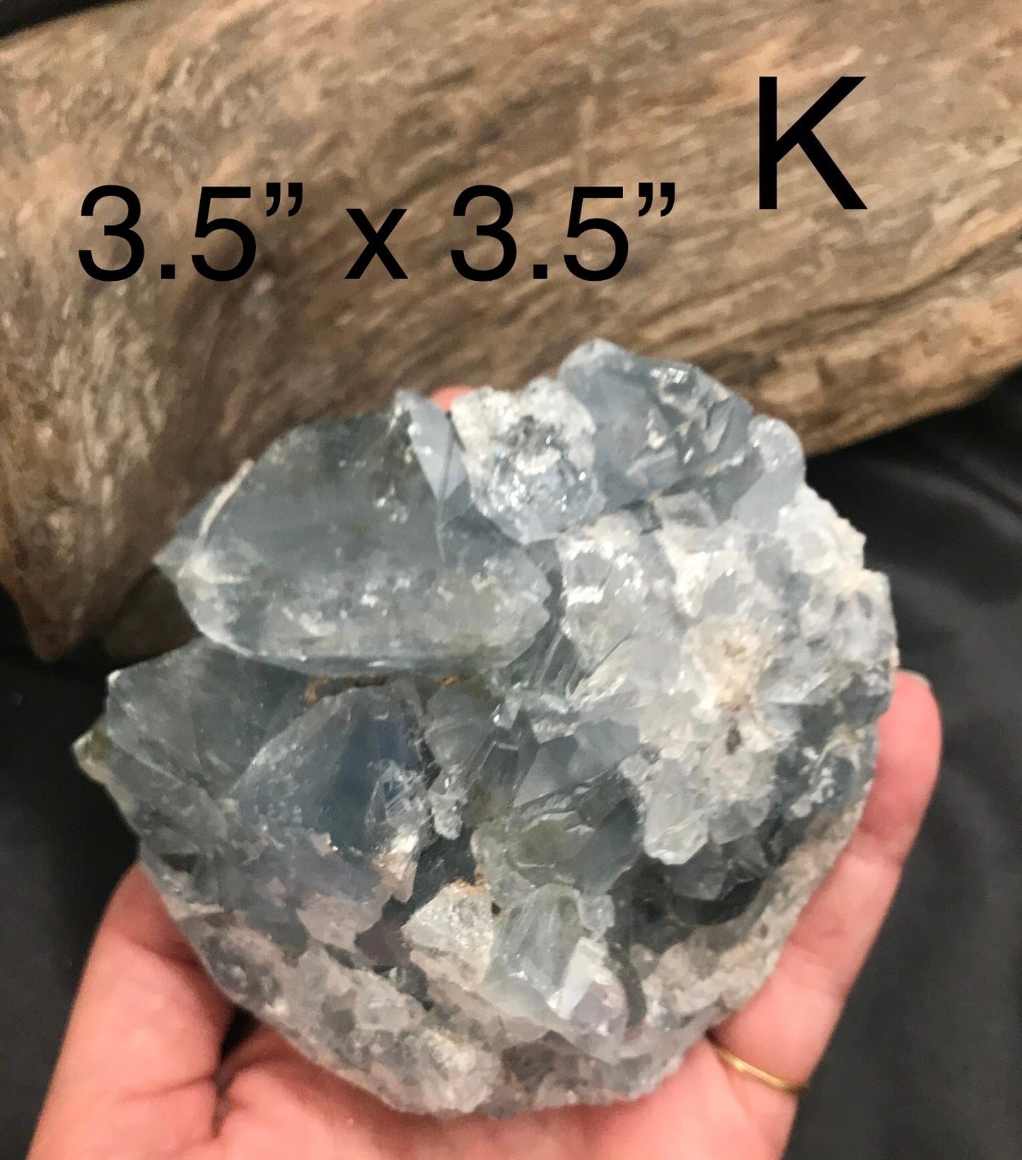 Celestite clusters