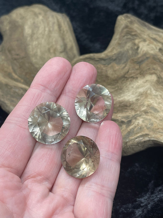 Faceted Smokey quartz