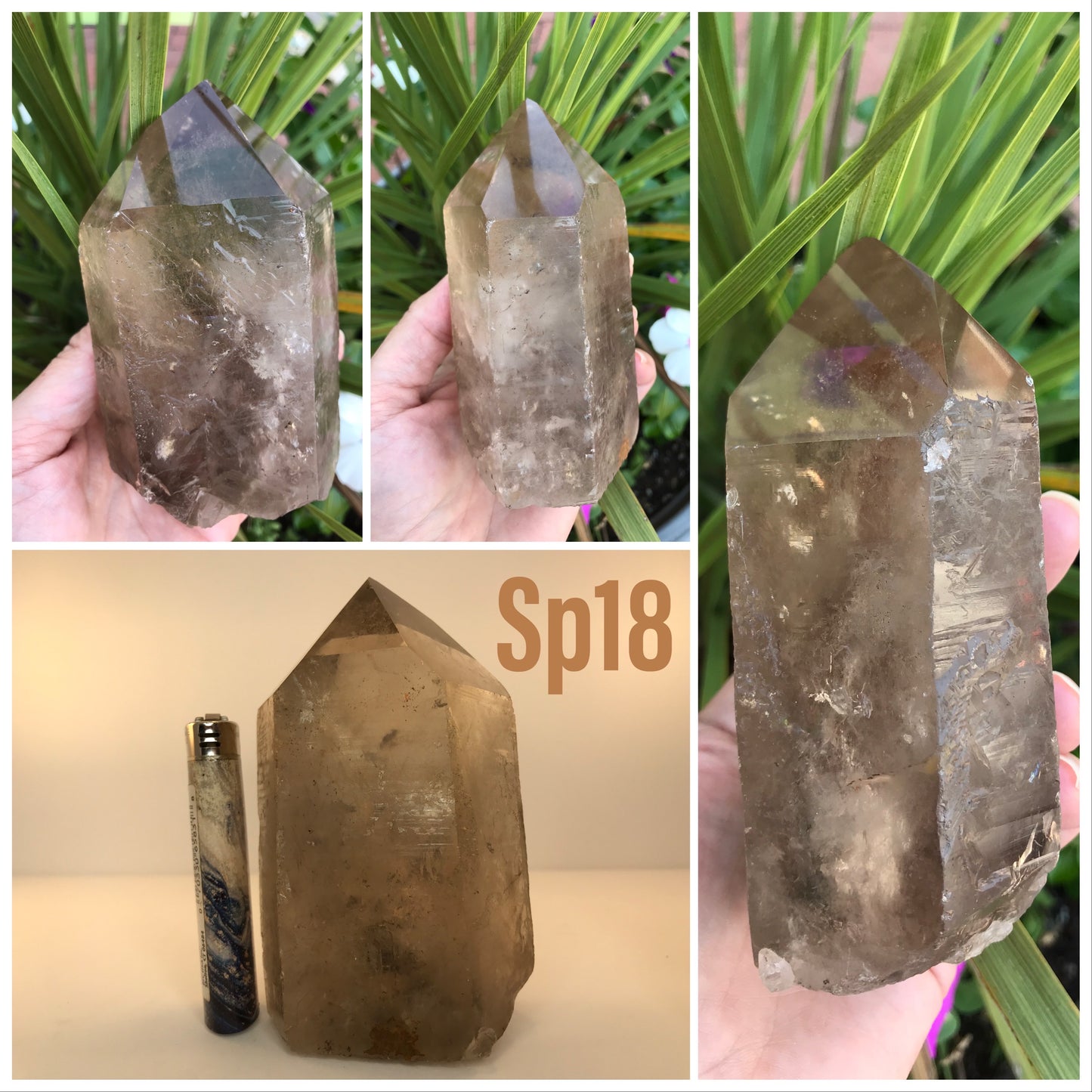 Smoky Quartz points