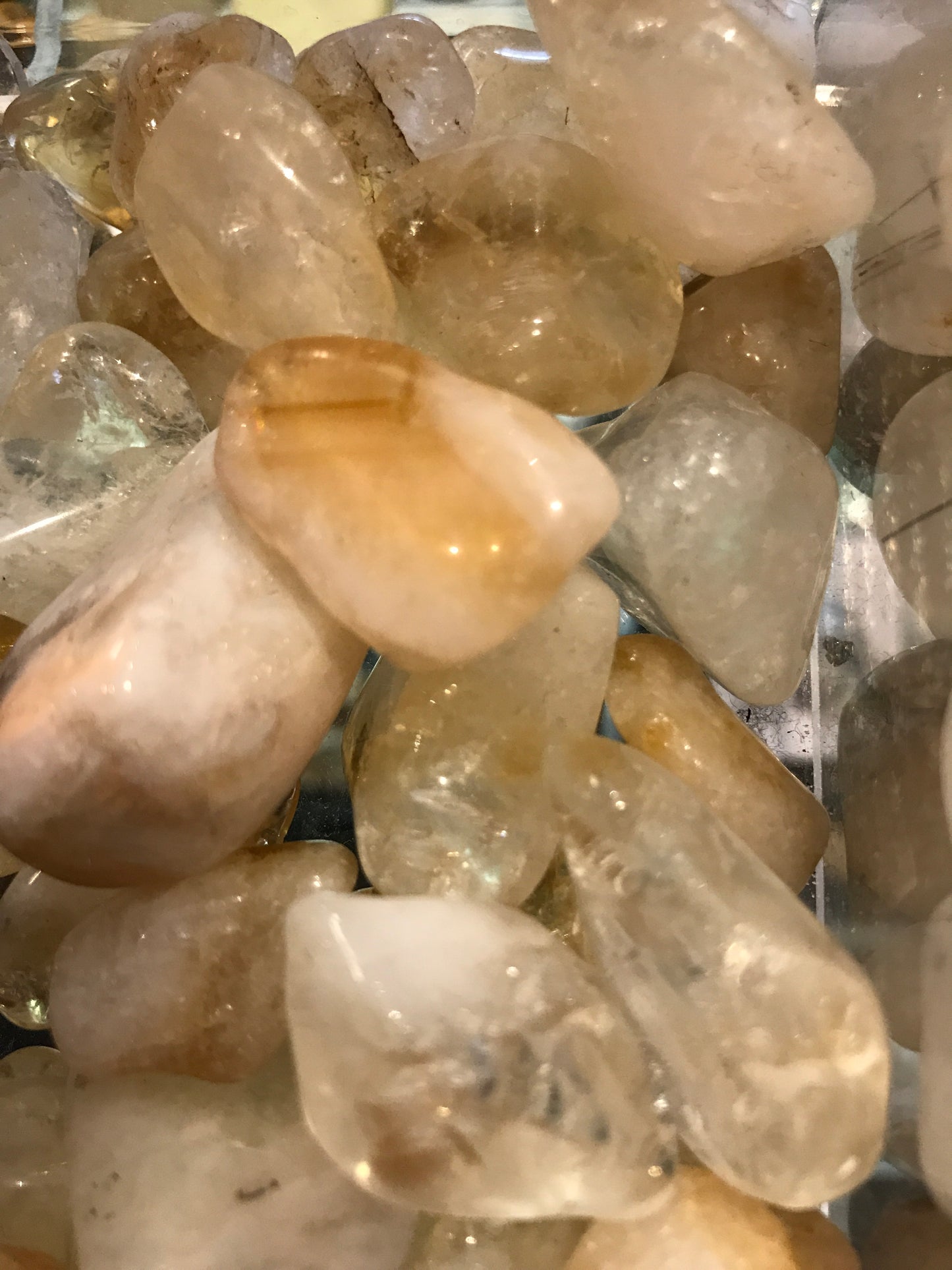 Tumbled Citrine (heat treated)