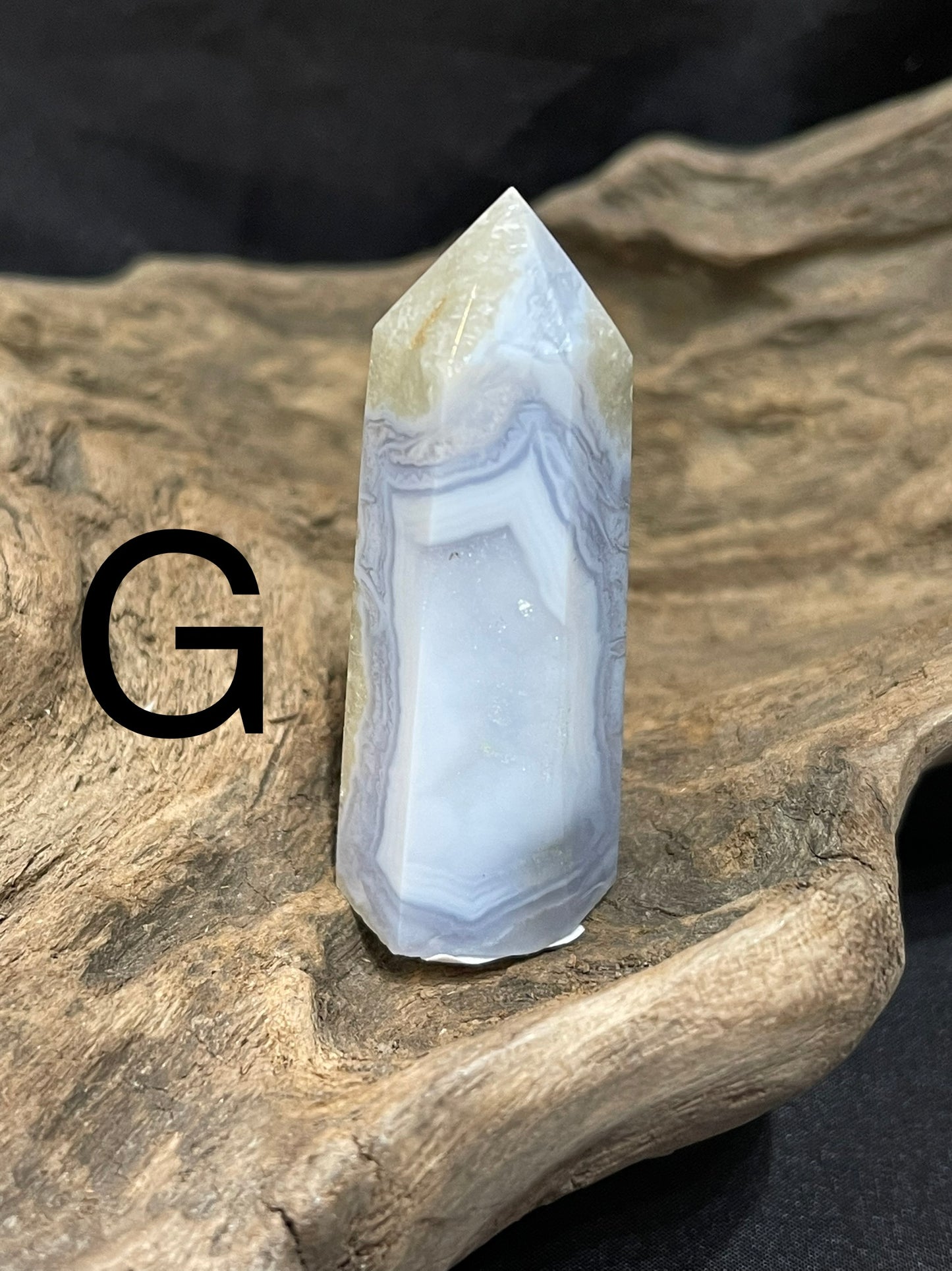 Blue Lace Agate tower
