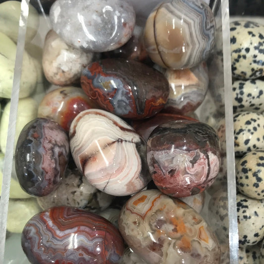 Tumbled Crazy Lace Agate