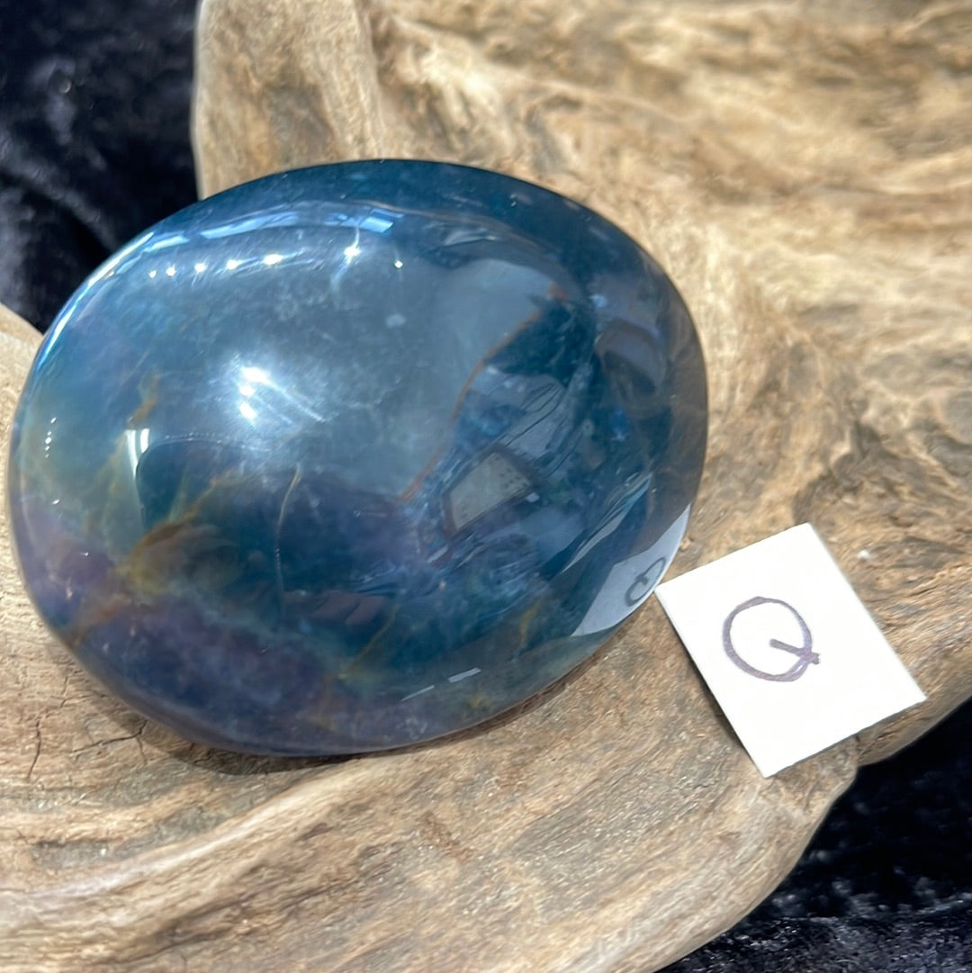 Fluorite Palm Stone