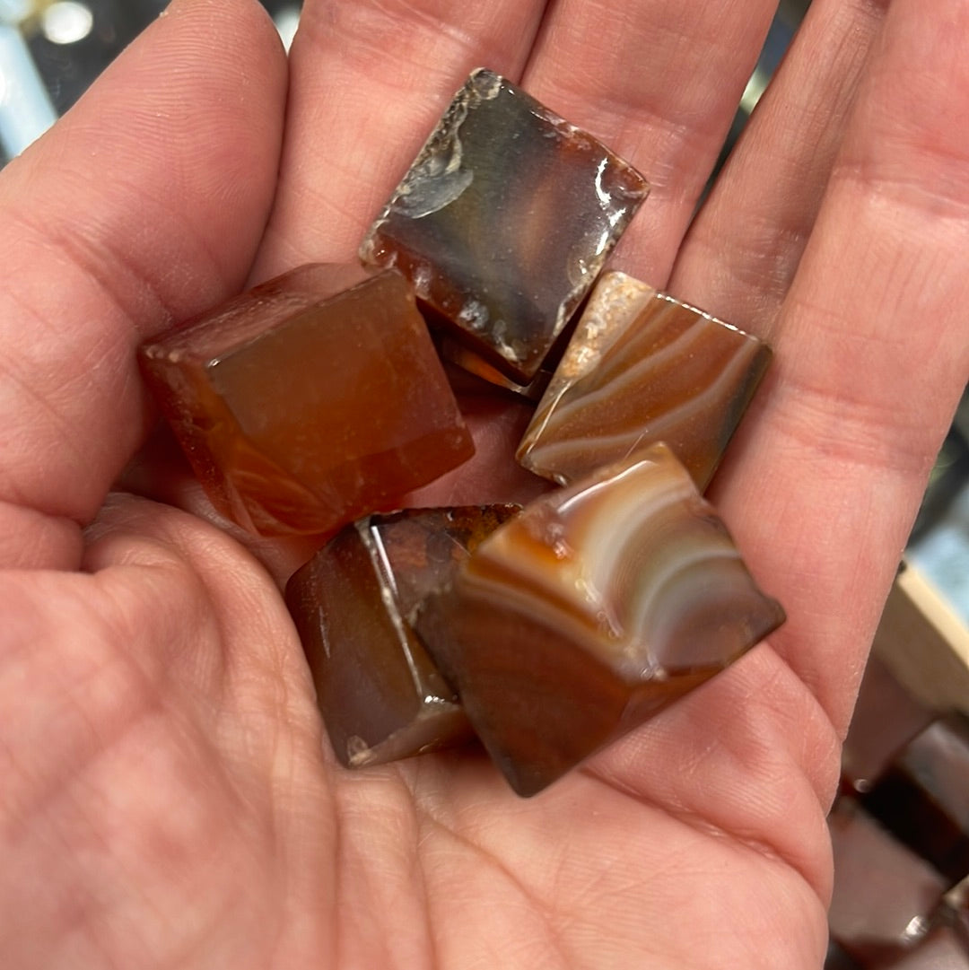 Carnelian cube