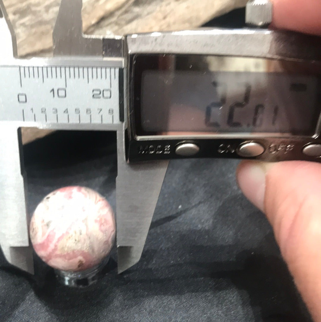 Rhodochrosite sphere