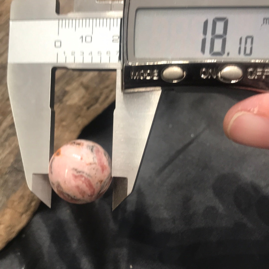 Rhodochrosite sphere