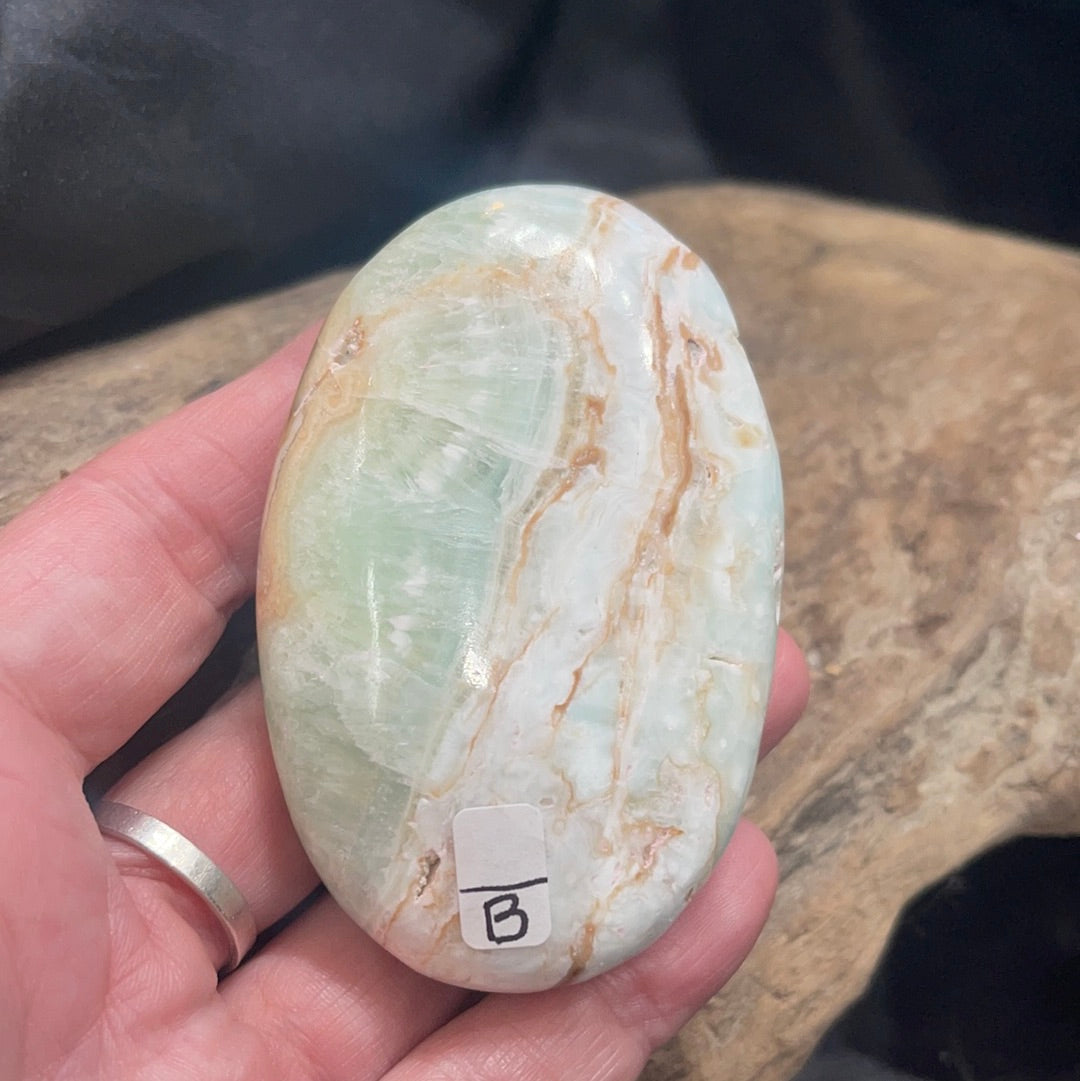 Caribbean Calcite Palm stone