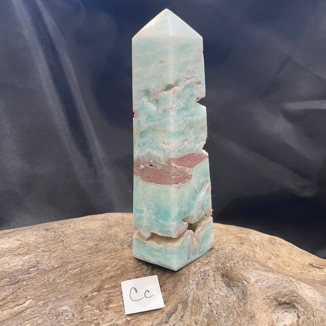 Blue Aragonite Tower