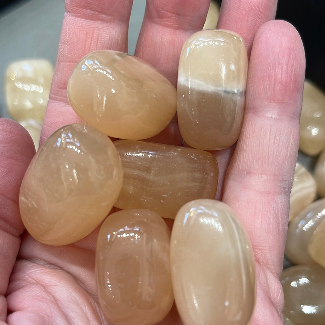 Tumbled Honey Calcite - Turkey