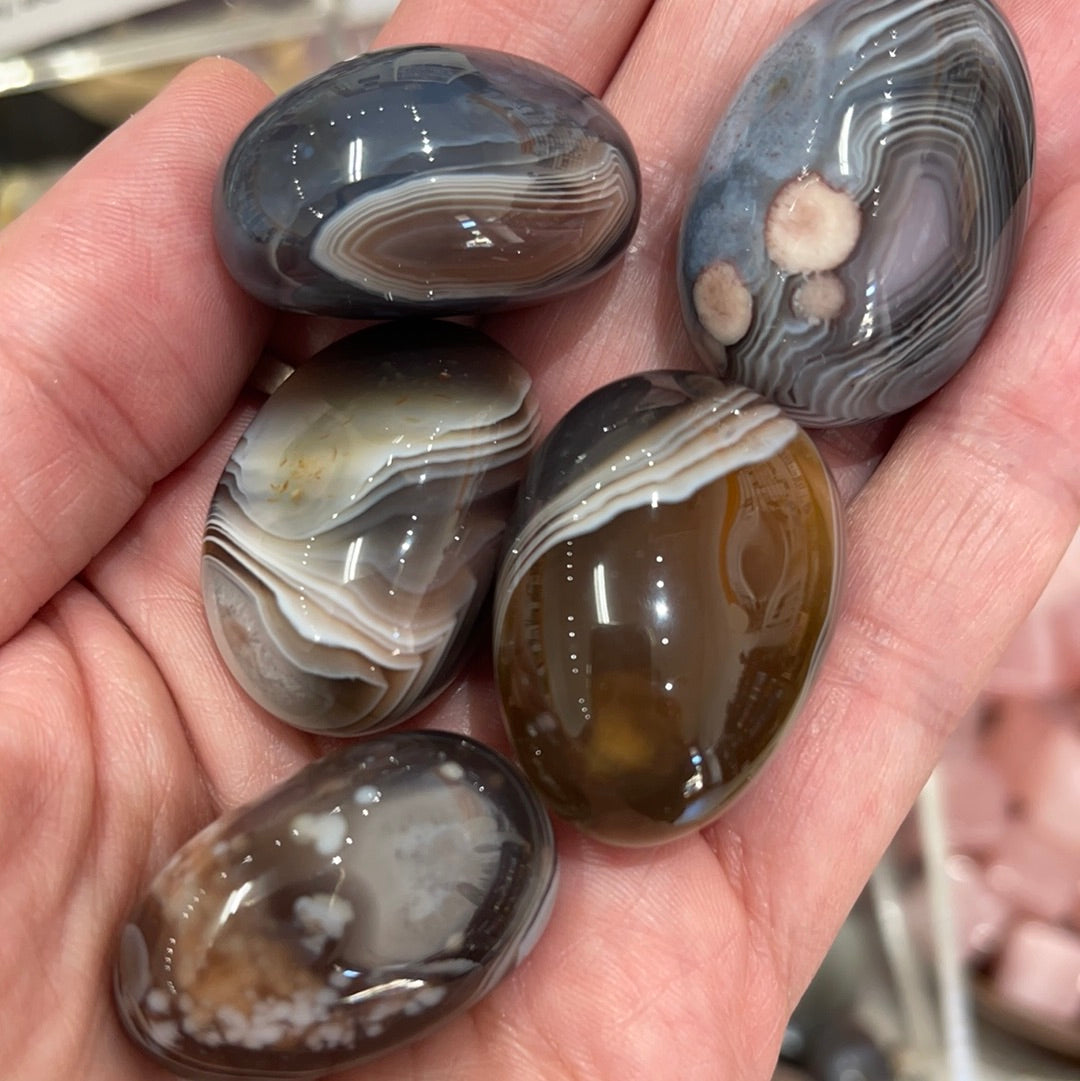 Tumbled Botswana agate