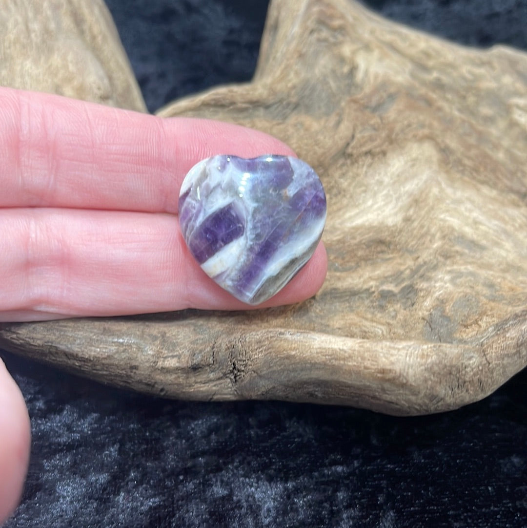 Assorted gemstone hearts