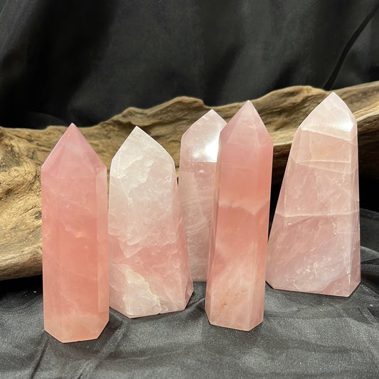Rose quartz tower