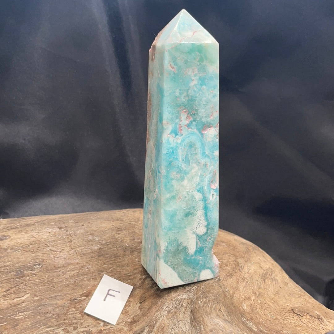 Blue Aragonite Tower