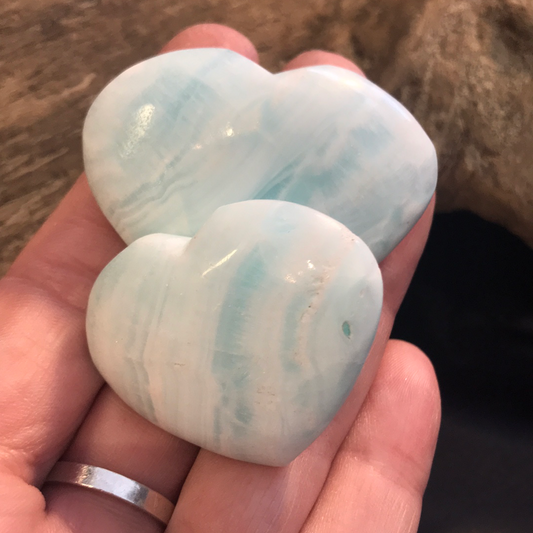 Caribbean Calcite Heart