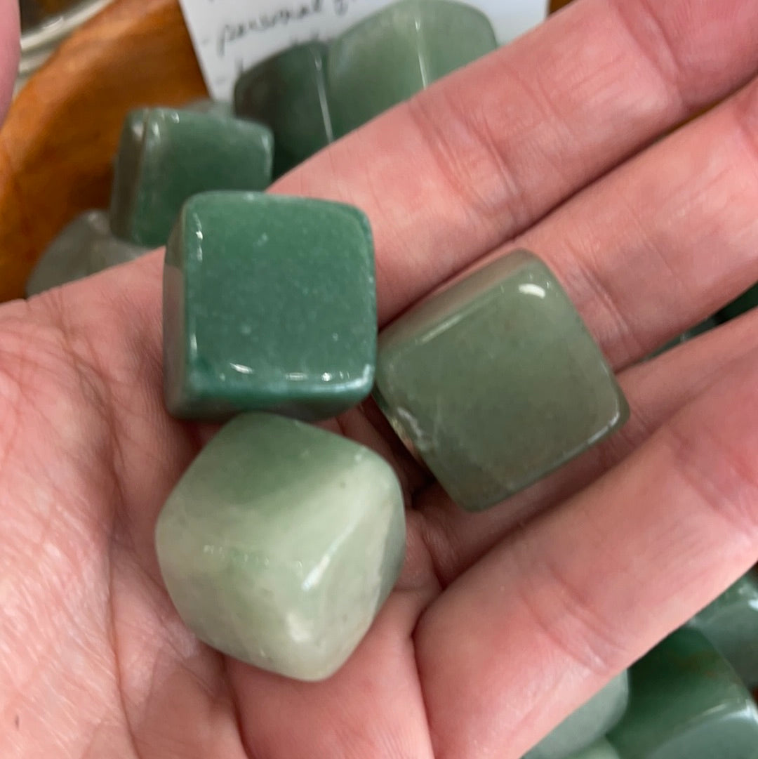 Aventurine cube