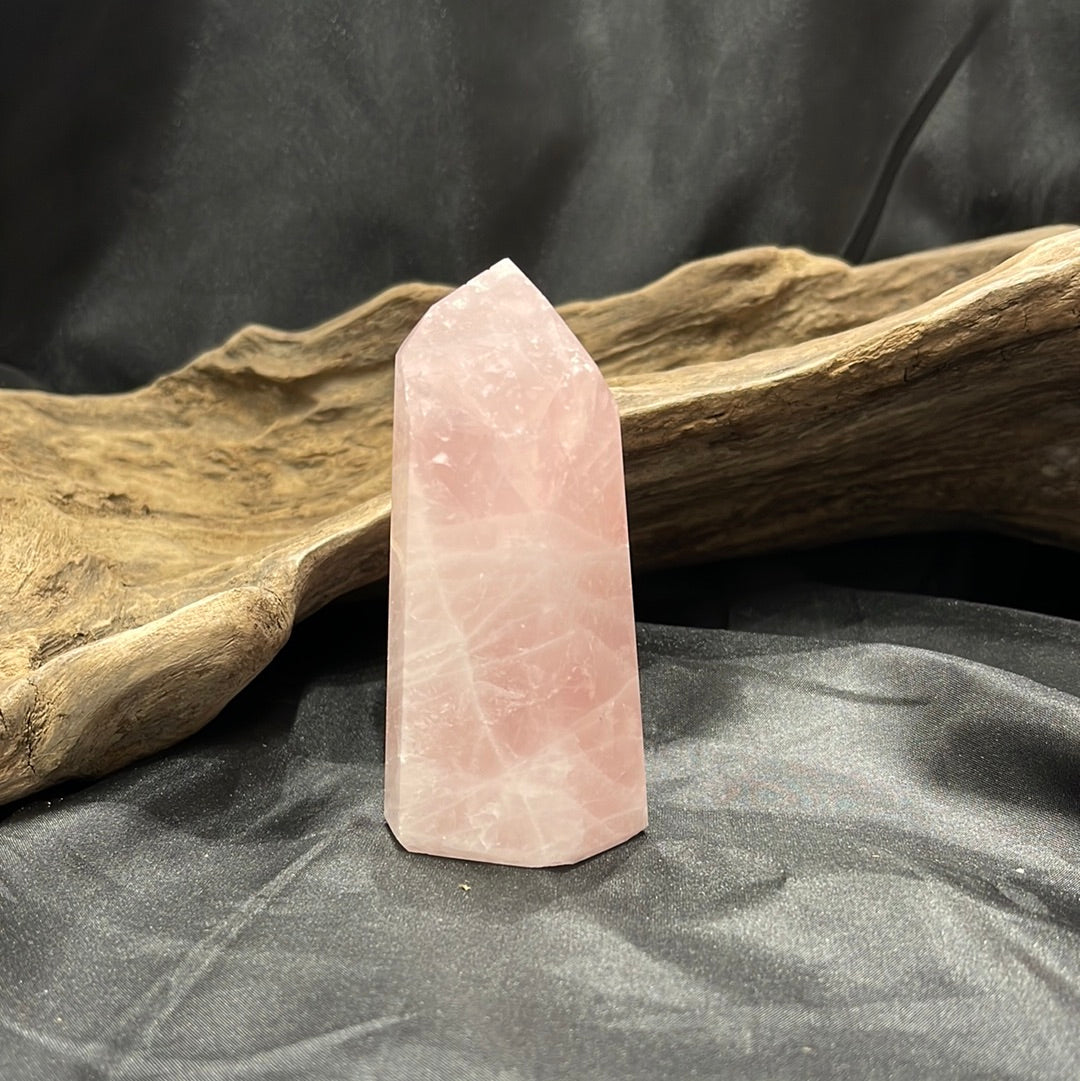 Rose quartz tower