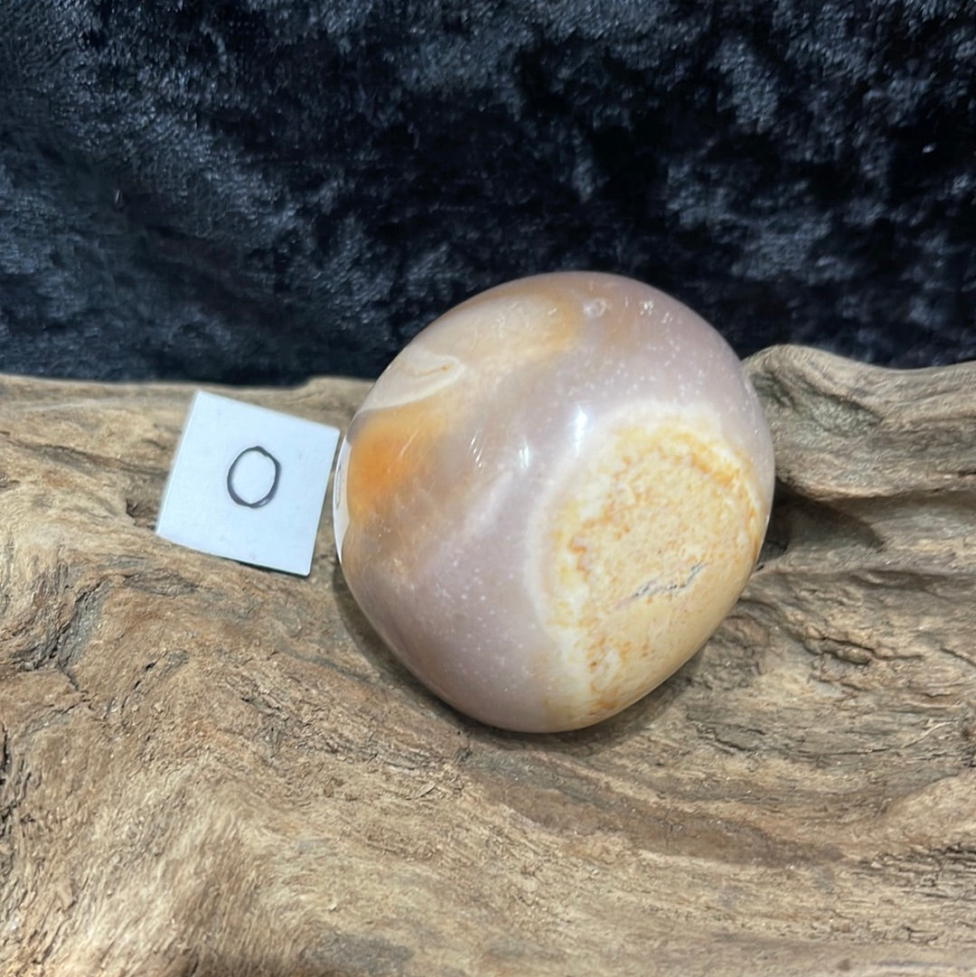 Polychrome jasper flames, shapes, palm stones