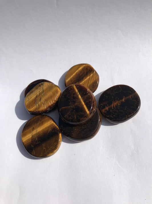 Tiger eye disks small