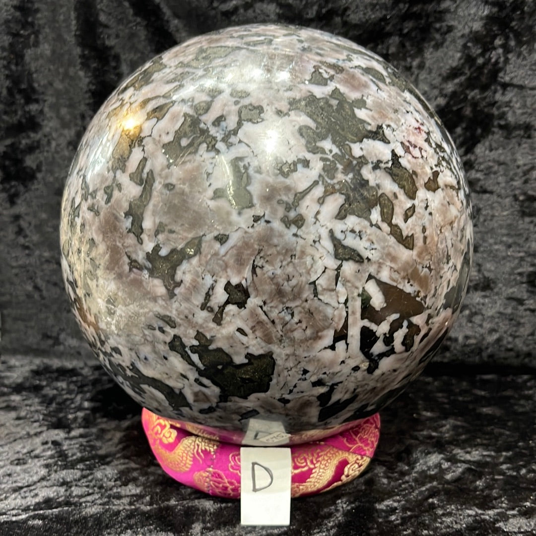 Merlinite Indigo Gabbro sphere