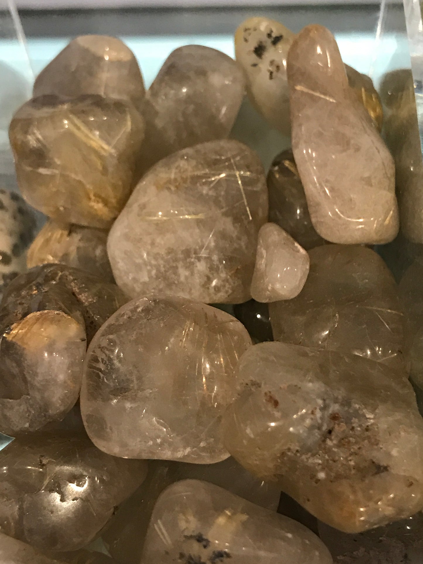 Tumbled Rutile Quartz
