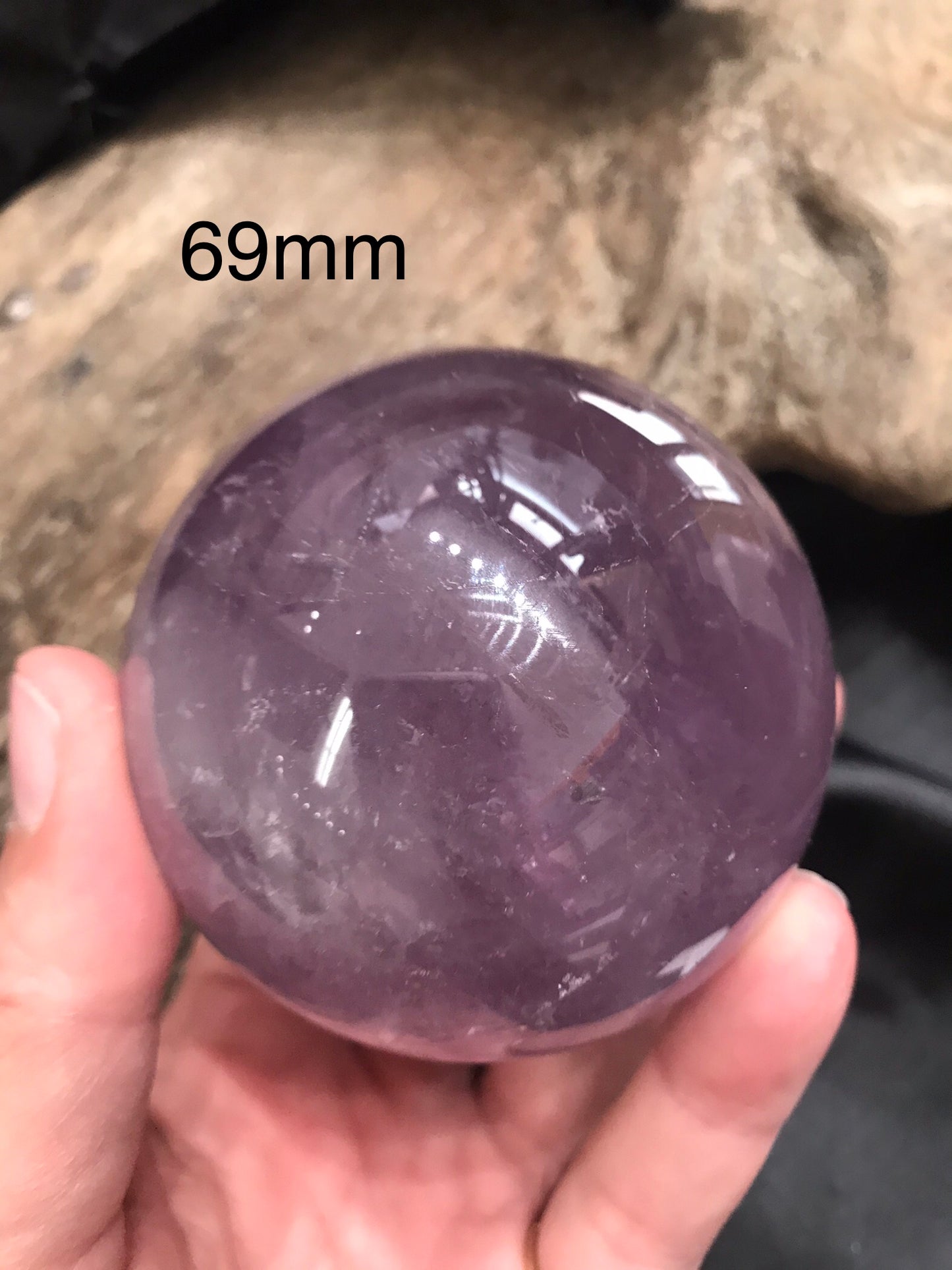 Amethyst sphere