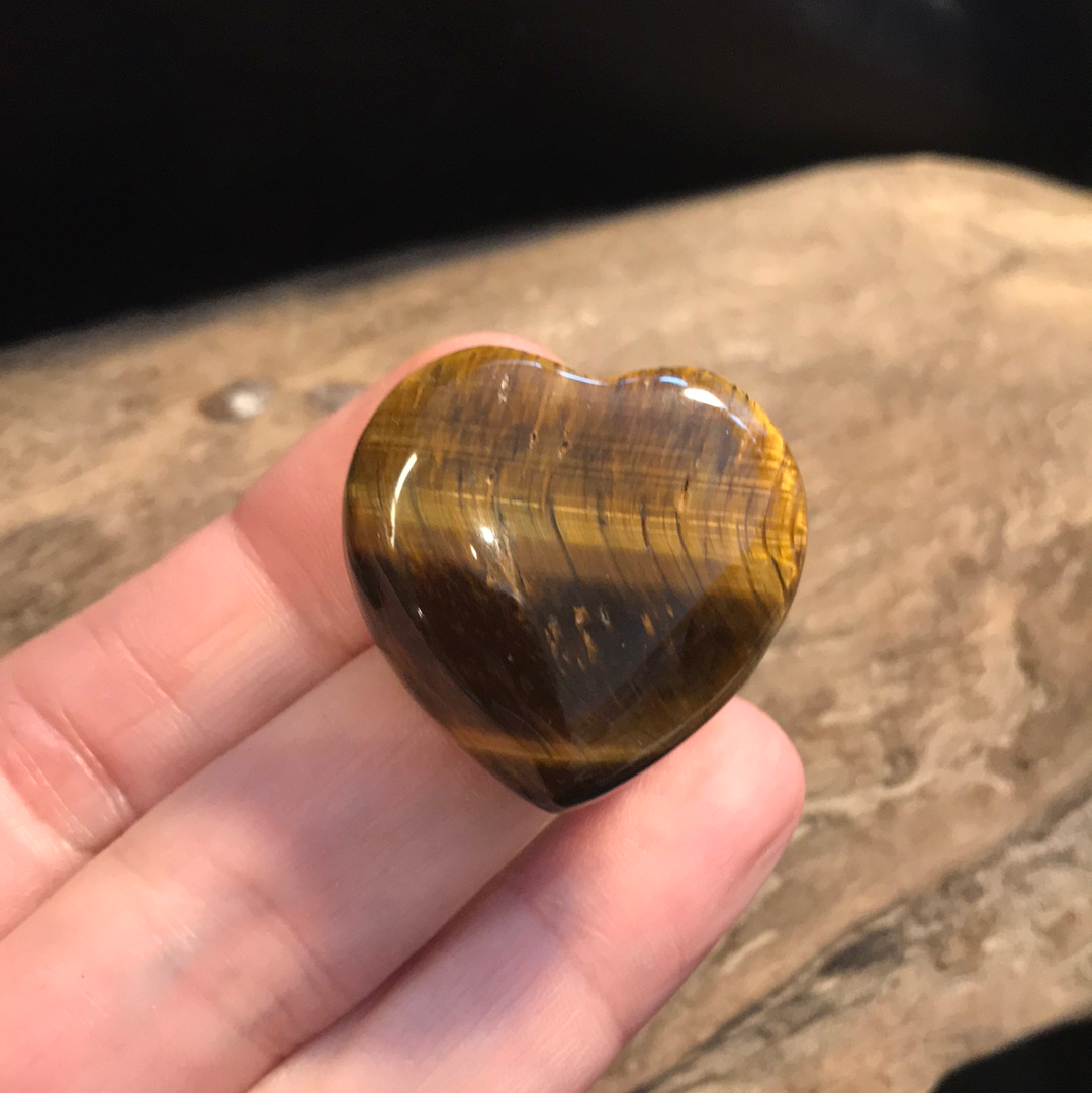 Assorted gemstone hearts