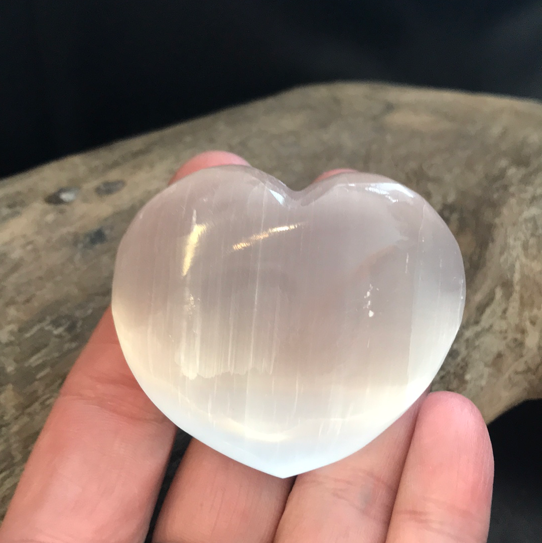 Assorted gemstone hearts