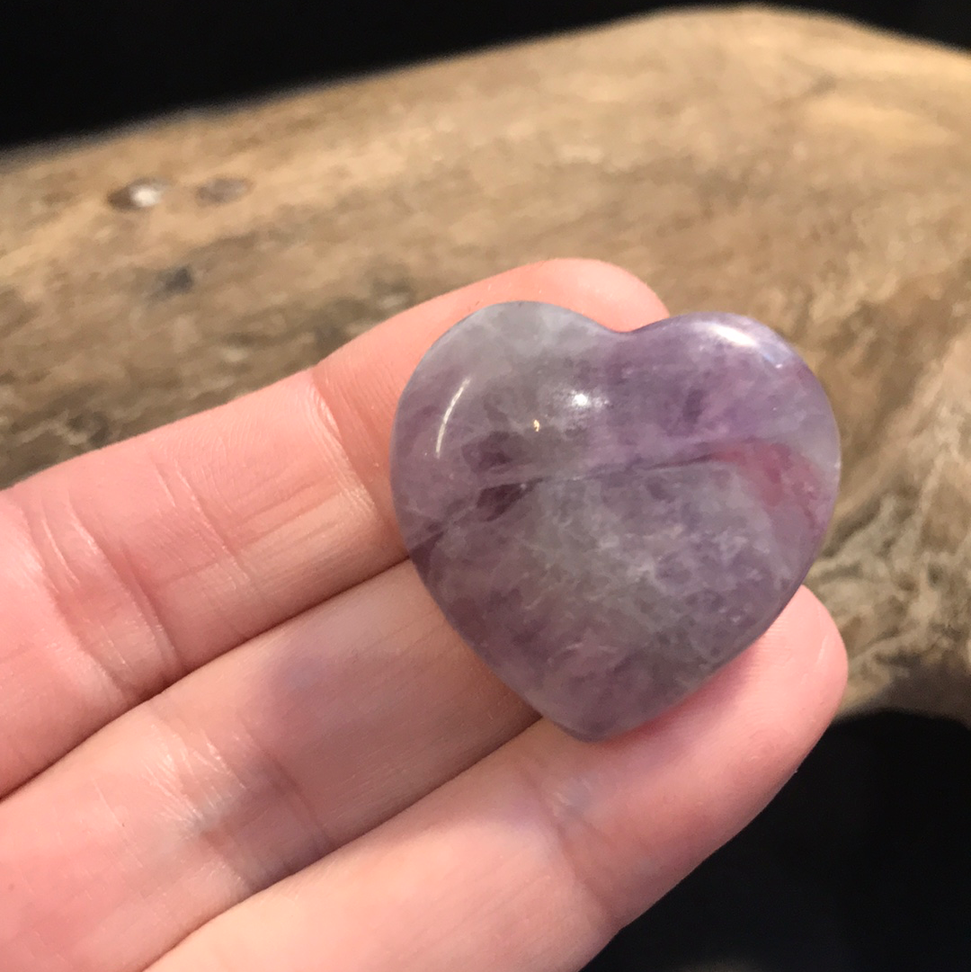 Assorted gemstone hearts