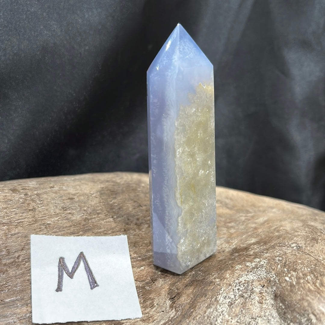 Blue Lace Agate tower