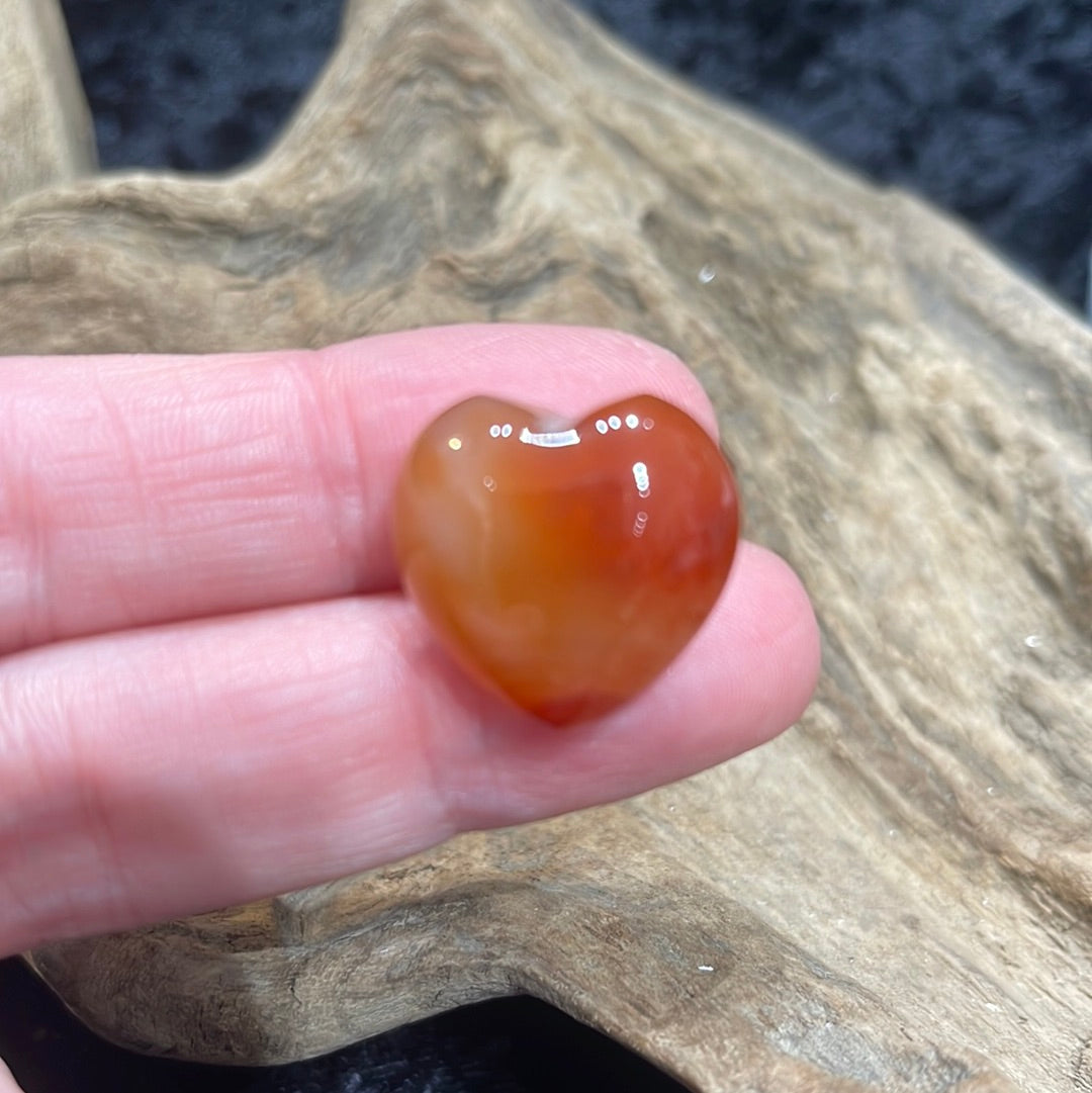 Small gemstone hearts