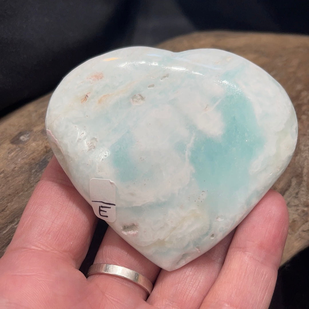 Caribbean Calcite Heart