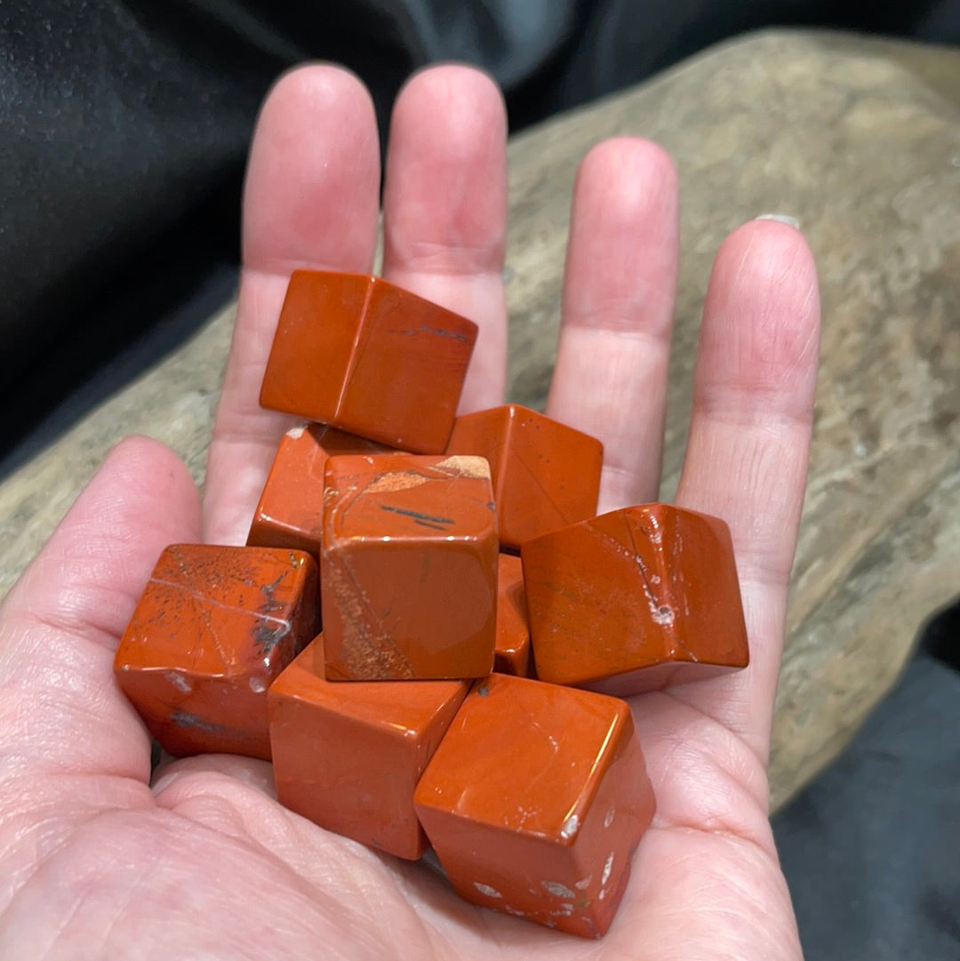 Red Jasper cubes