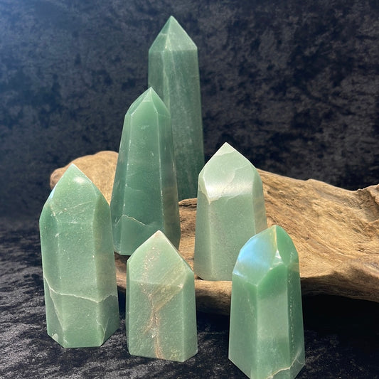 Aventurine points towers