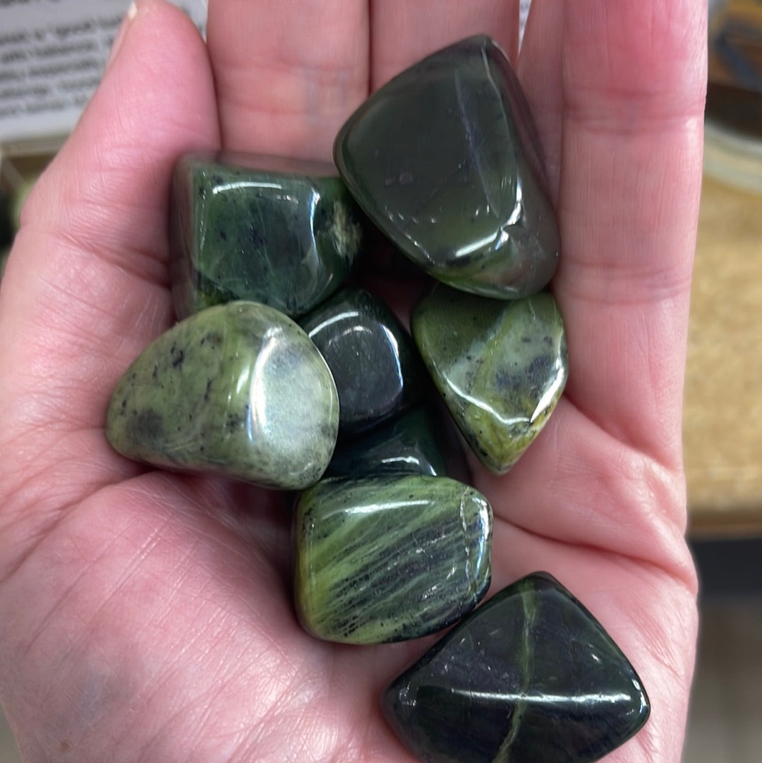 Tumbled Nephrite Jade