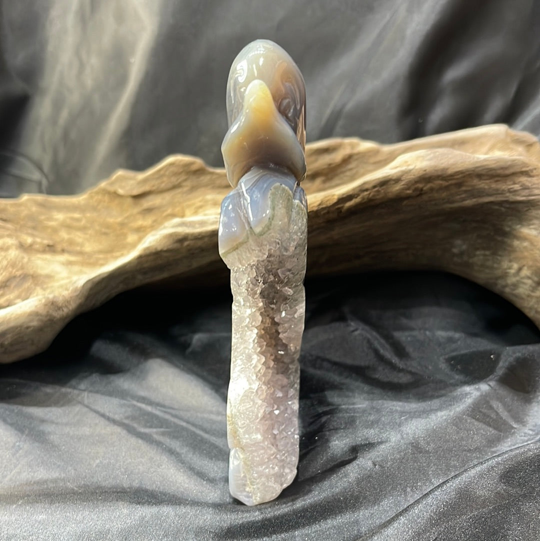 Druzy Agate Dolphin