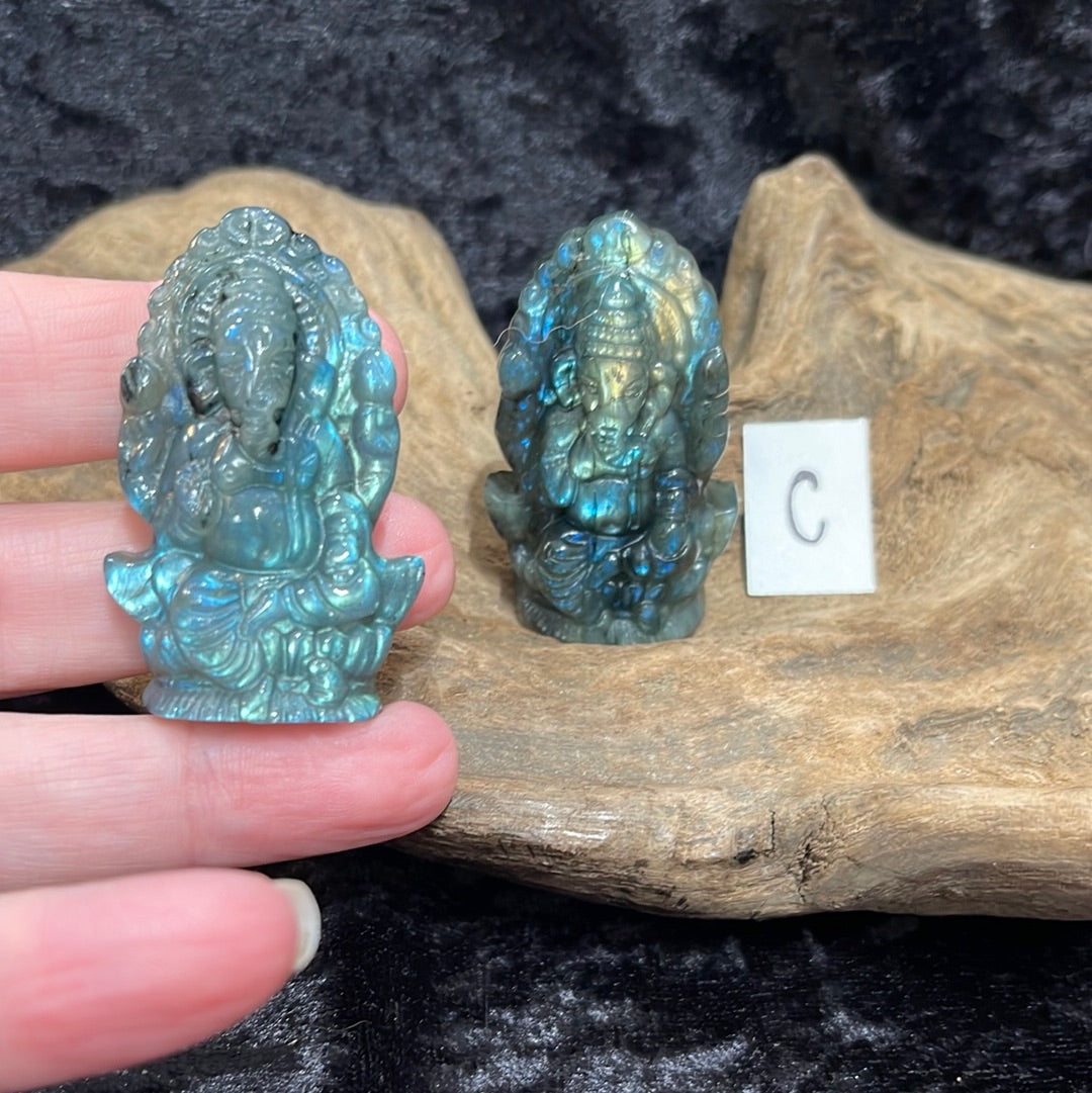 Labradorite Ganesh