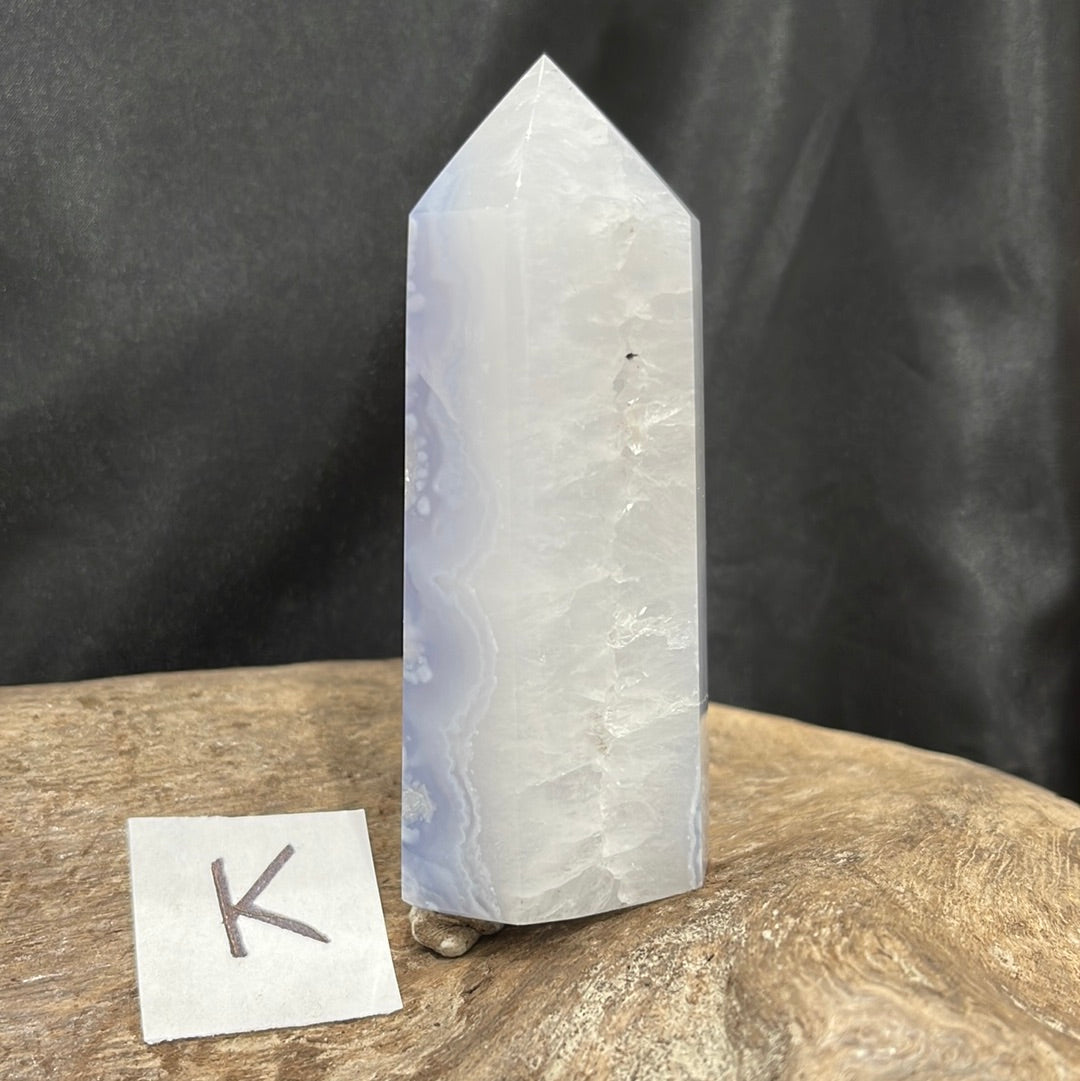 Blue Lace Agate tower