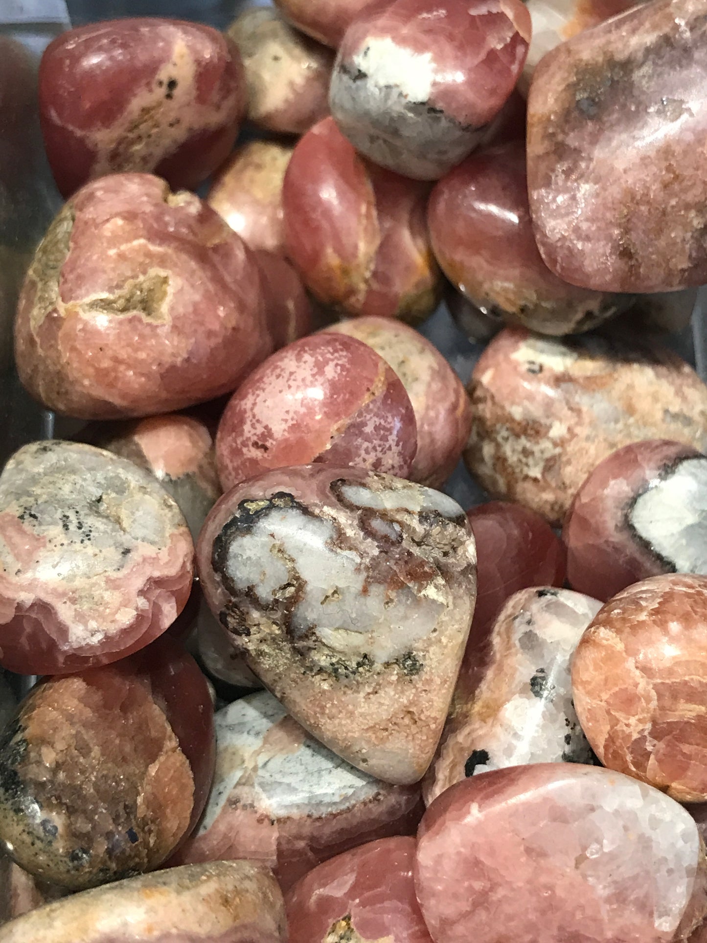 Tumbled Rhodochrosite