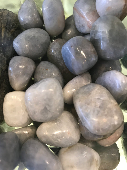 Tumbled Blue Calcite