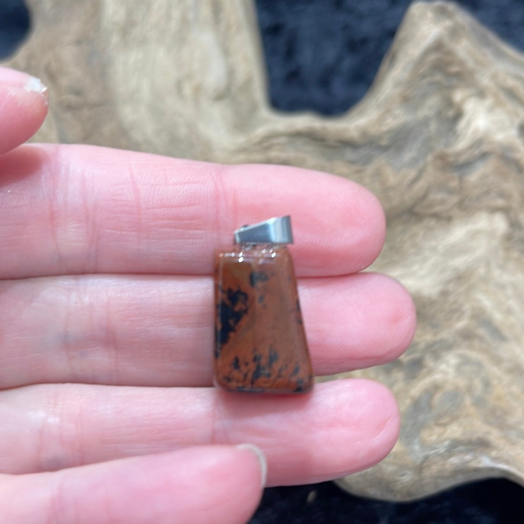 Points and Tumbled crystal pendants