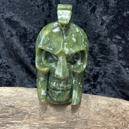 Jade Spartan Skull