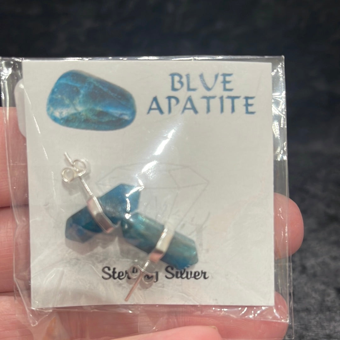 Sterling silver gemstone earrings