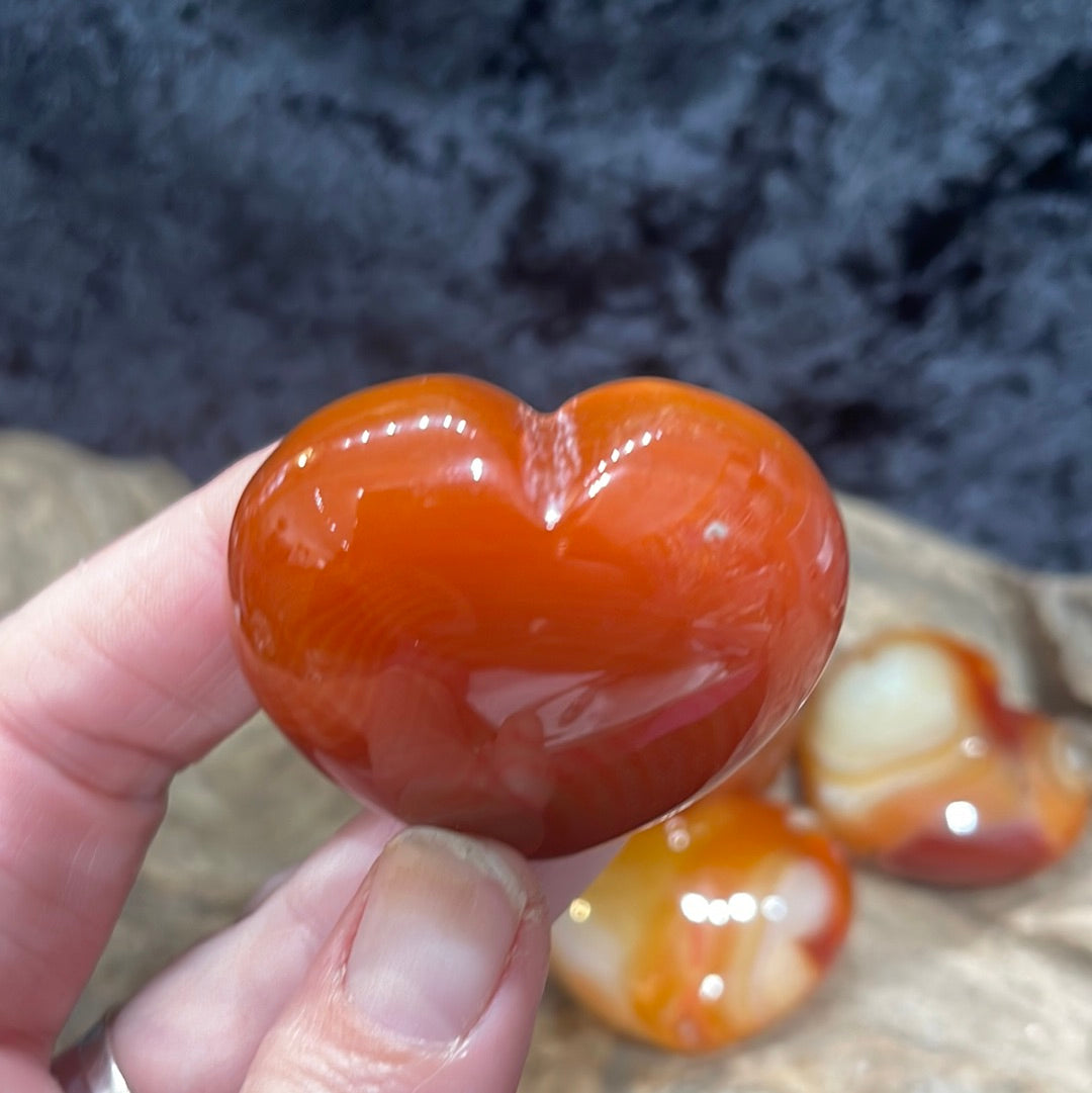 Carnelian hearts