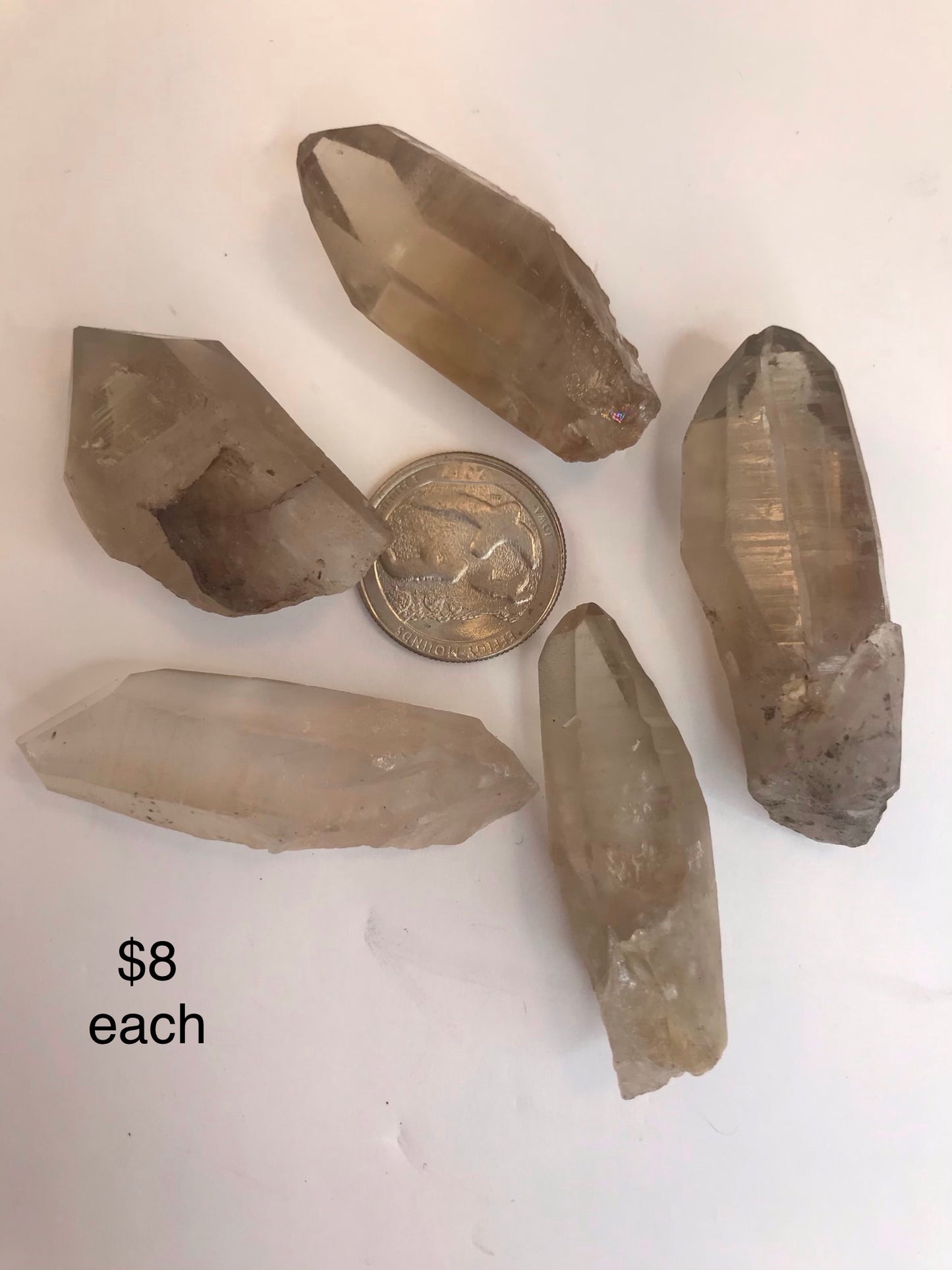 Smoky Quartz points